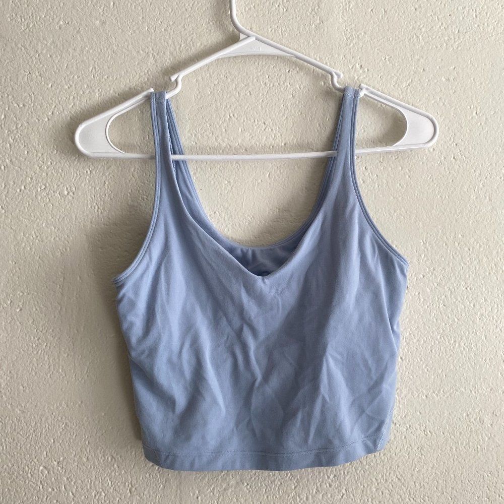 Lululemon blue align tank Size 6, no signs of wear whatsoever